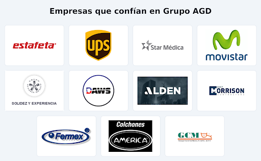 Empresas que confían en Grupo AGD